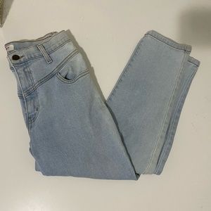 Vibrant high waisted jean